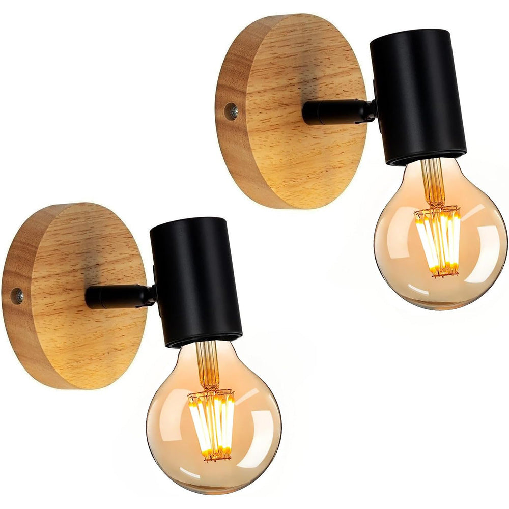 Bath Plus TB+ 2-pack Retro Indoor Wall Lights