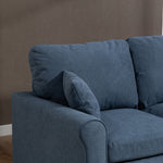 Lewiston Fabric Pull Out Sofabed | Light Blue