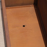 Corten Steel Trough Planter - Pre-rusted | 75cm x 32cm x 32cm | Brown