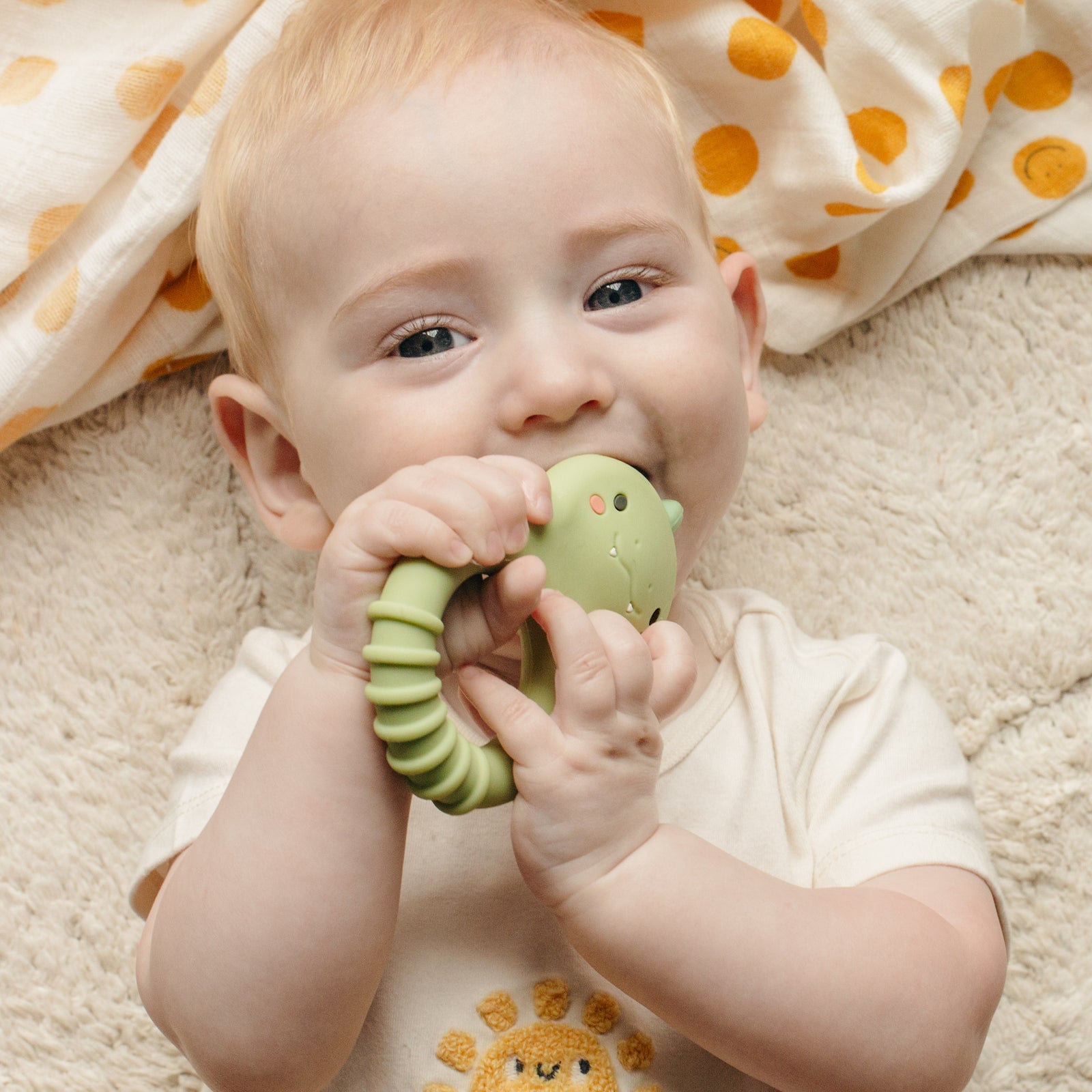 Silicone Dinosaur Teether For Babies