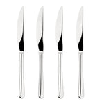 Cutlery 18/8 Stainless Steel Dinner Knife 4pc Set Sphere | Set of 4 | Silver