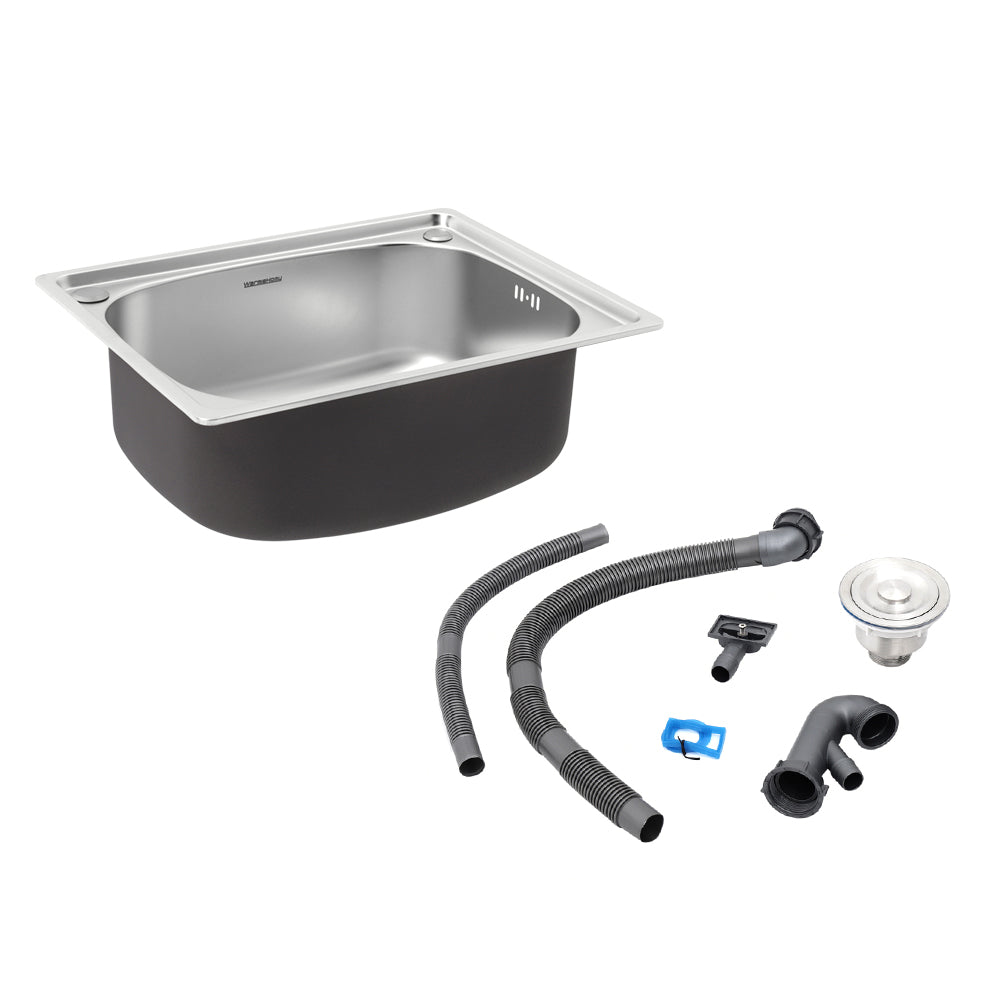 Single Bowl Kitchen Sink With Removable Drainer Set