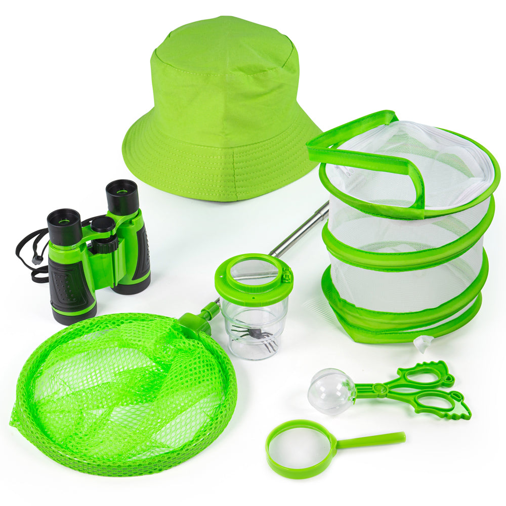 Bigjigs Toys Kids 8 Piece Explorer Set, Bug Hunting Kits For Children