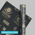 Gift Wrap, 2 Sheet 2 Tag, Official Product
