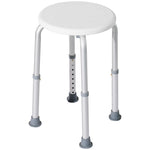 Bath Chair Height Adjustable Shower Seat For Elderly | One Size | White