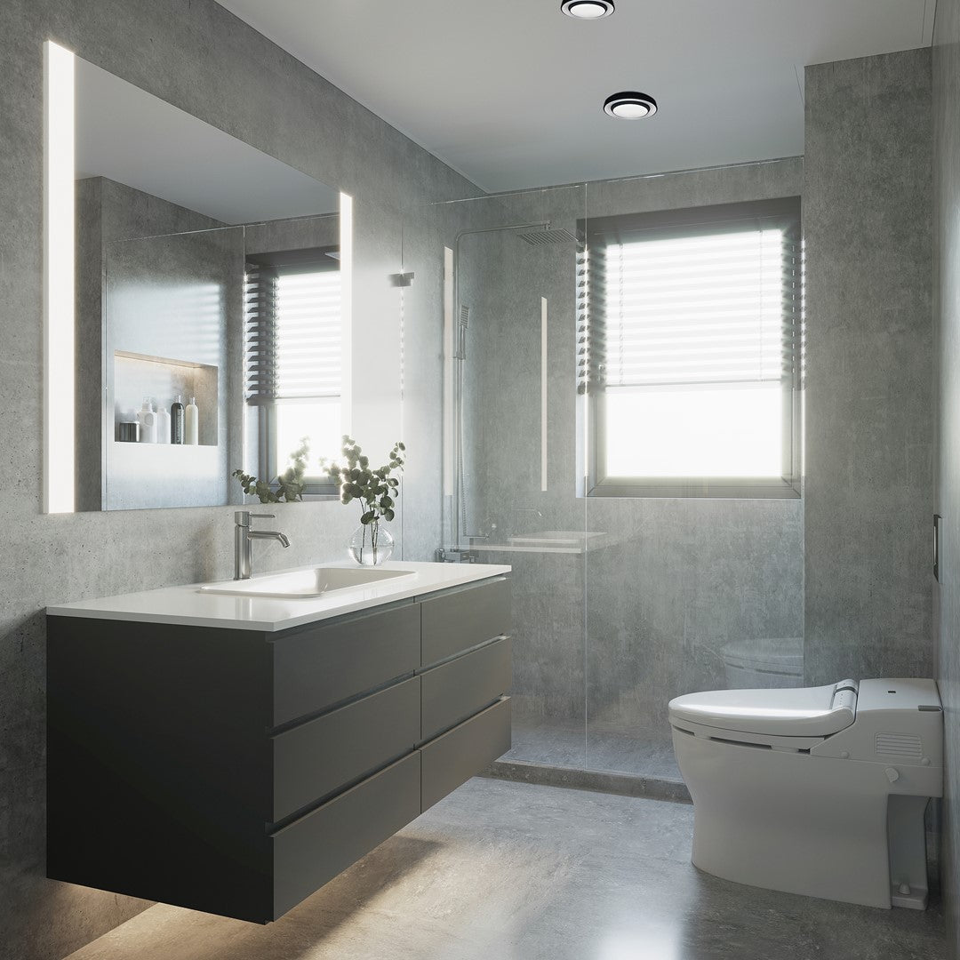 Naomi Stylish 38cm Black Led 24w(122w) Ceiling Lamp With Included Remote To Achieve Perfect Brightness And Temperature