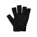 Unisex Adult Pro Half Finger Rugby Mitts | Small | Black