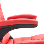 Executive Massage Heating Leather Chair | Red