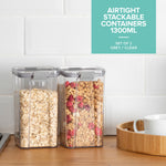 Airtight Pantry Tall Containers - Set Of 2