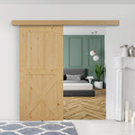 Sliding Barn Door Closet Hardware Track Kit For Slingle Door