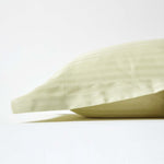 Egyptian Cotton Satin Stripe Oxford Pillowcase 330 Tc | King Pillow Case | Sage Green