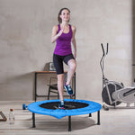 Trampoline Indoor Outdoor Rebounder Mini Jumper Sports Game | Large | Blue