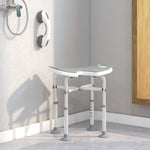 Aluminium Shower Stool For Elderly Disabled Non-slip | One Size | Gray
