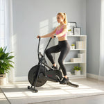 Exercise Bike With Adjustable Seat & Lcd Display