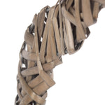 Wicker Flat Open Heart | Medium | Gray