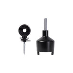 Electric Fence Insulators Grooved Pp+pe Black 120pc | Black