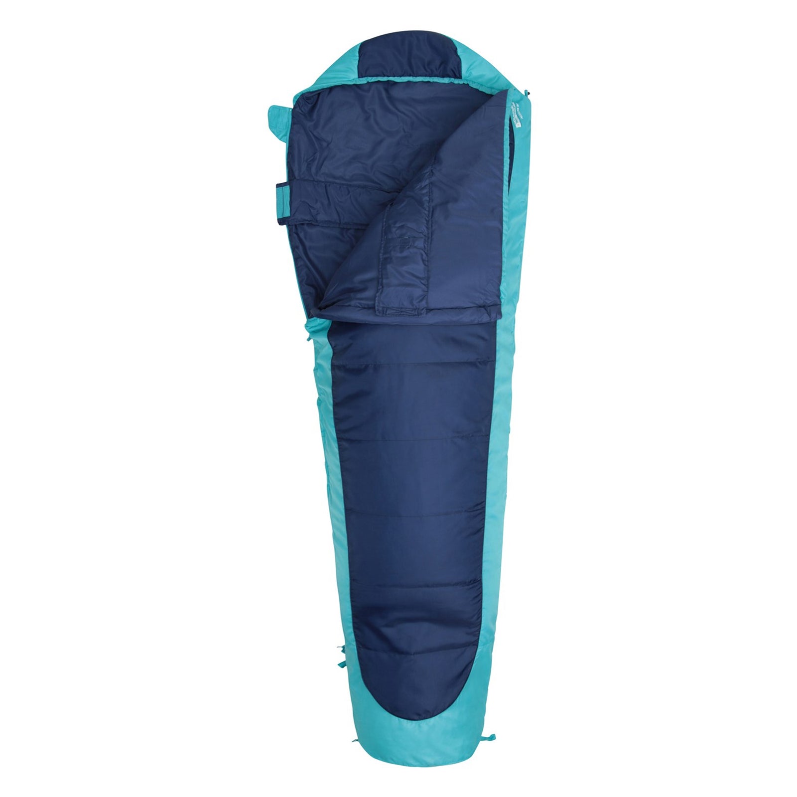 Unisex Adult Right Zip Microlite 500 Midseason Mummy Sleeping Bag | 200cm | Blue