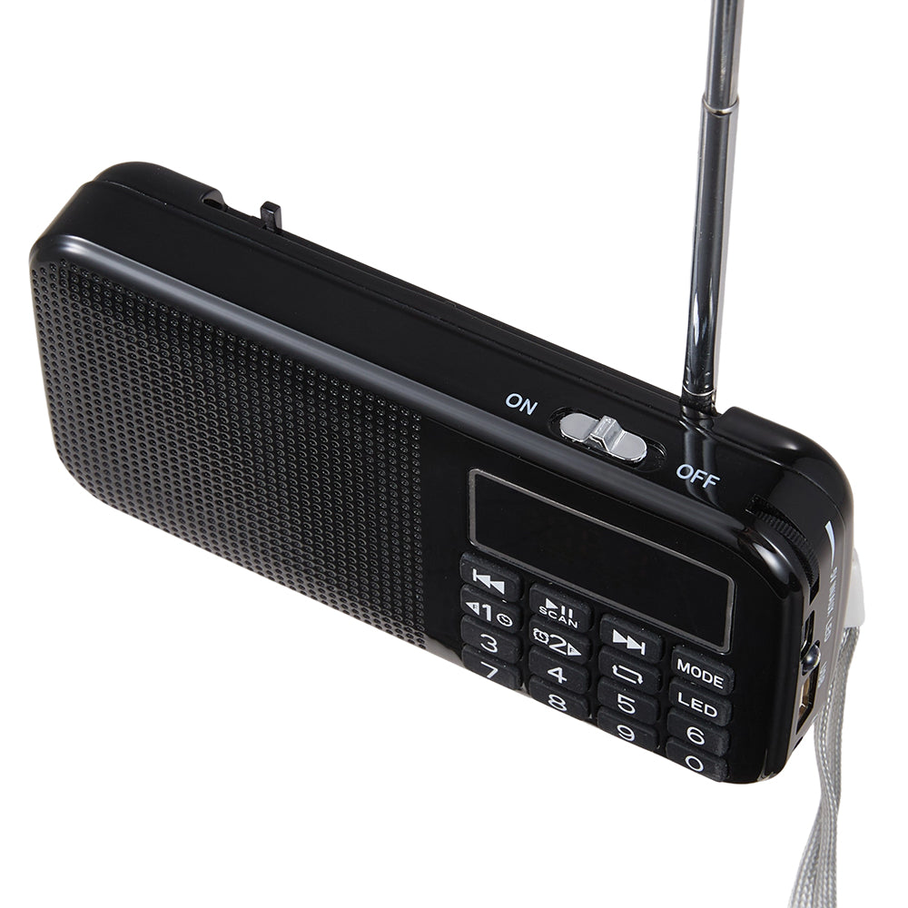 Rechargeable Battery-powered Portable Digital Radio Speaker