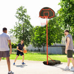 Portable Basketball Stand With Adjustable Height 200-250cm | Black