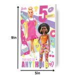 Barbie Age 5 Birthday Card Official Product