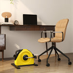 Mini Exercise Bike Portable Pedal Exerciser For Legs | Yellow