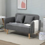 2 Seat Loveseat Sofa Chenille Fabric Upholstered Couch