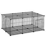Diy Pet Playpen Cage 22 Piece W/door Bunny Chinchilla Hedgehog Guinea Pig