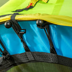 4.6ft Kids Trampoline With Enclosure Safety Net For 1-6 Years Yellow