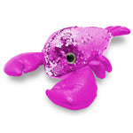 11" Glitzies Lobster Magic Sequin Plush, Assorted Colours