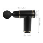 Portable Massage Gun With 8 Adjustable Speeds & 4 Attachments