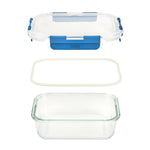 Set Of 10 Glass Oven Safe Food Storage Containers With Plastic Lids