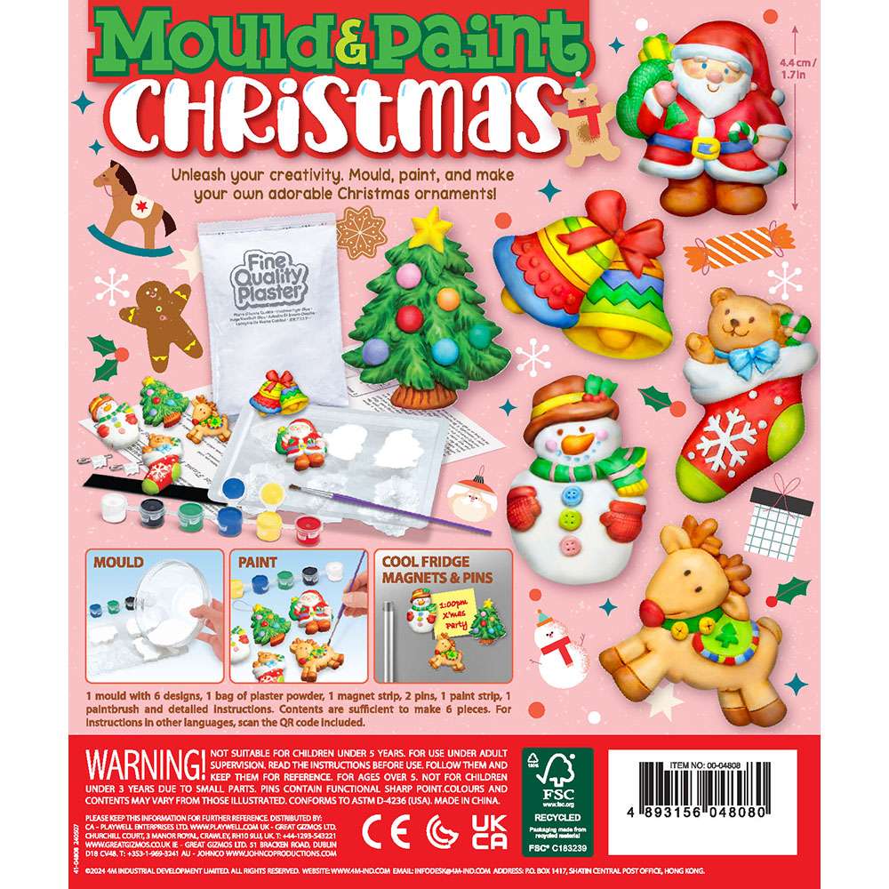 4M Mould & Paint Christmas
