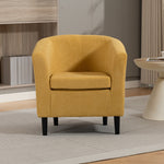Beulah Fabric Accent Chair | Yellow