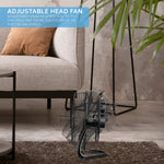 14/16/20" Circular Floor Fan - Powerful Air Cooling Fan With 3 Speed Settings | 14" | Black