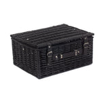 Wicker 40cm Black Hamper | Brown