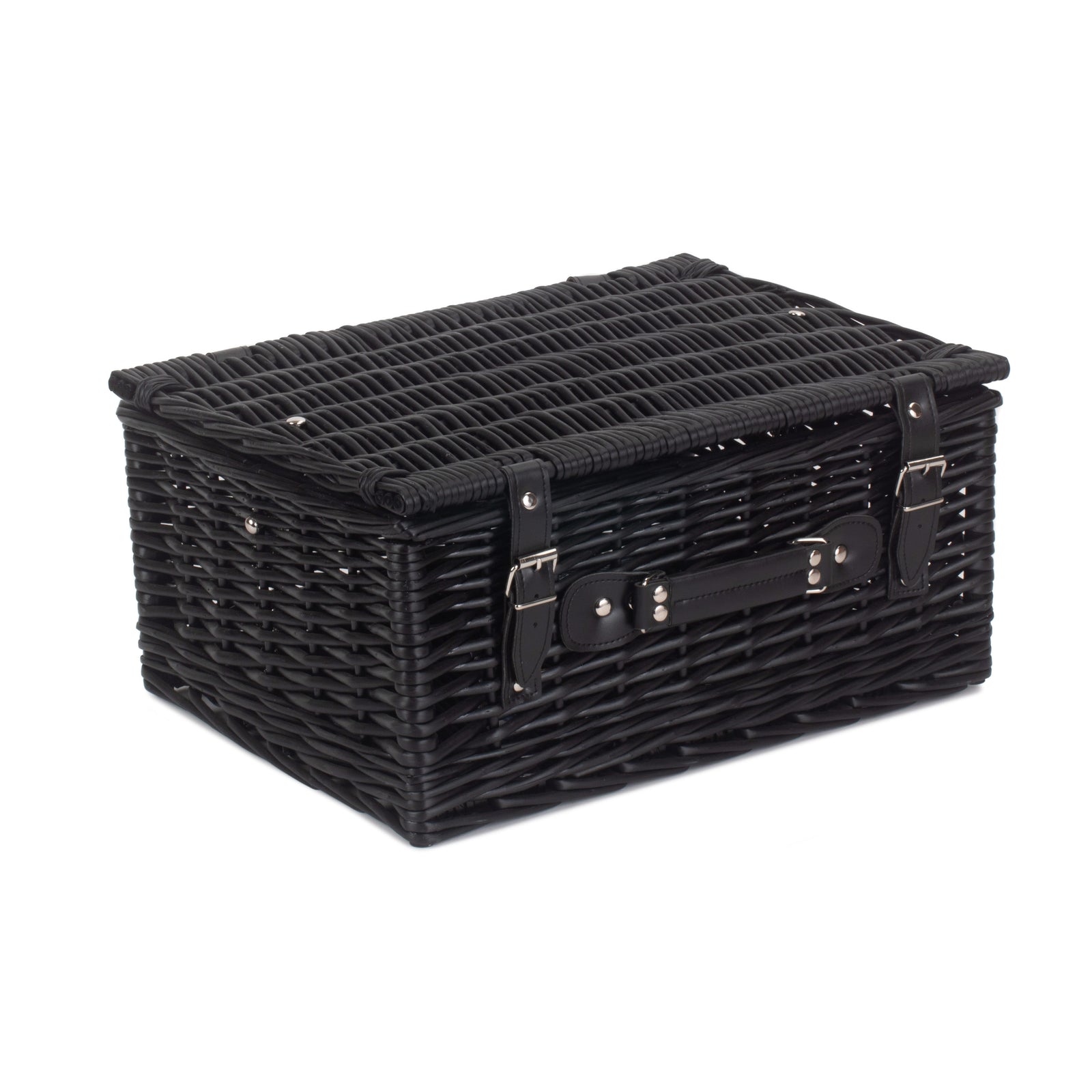 Wicker 40cm Black Hamper | Brown