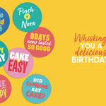 Birthday Card Featuring A Recipe For Chocolate Peanut Butter Bars Official Product