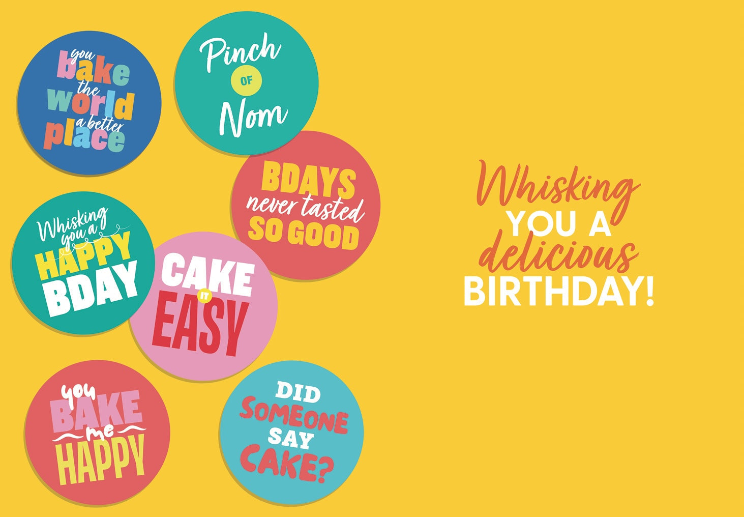 Birthday Card Featuring A Recipe For Chocolate Peanut Butter Bars Official Product