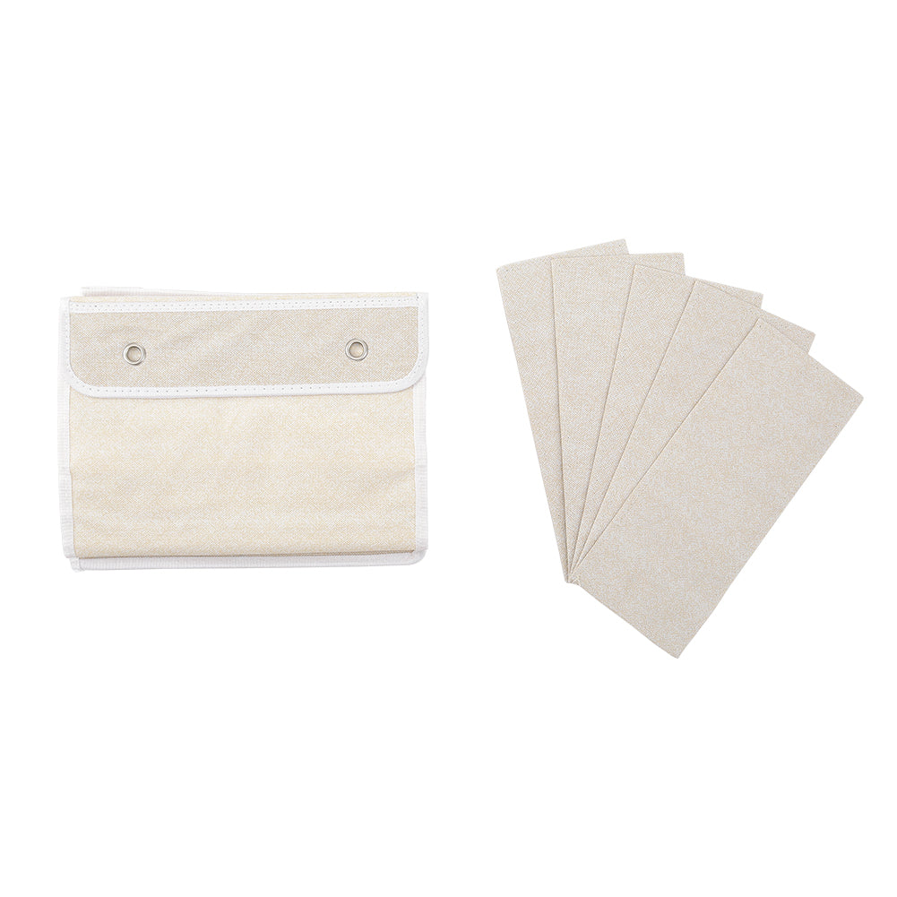 5-pocket Over The Door Non-woven Fabric Organizer – Hanging Storage Solution For Closet