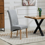 Set Of 2 Rimini Fabric Dining Chairs