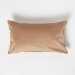 Velvet Cushion With Microfibre Insert | 30cm x 50cm | Beige