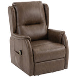 Power Lift Recliner Chair Dual Motor | Brown