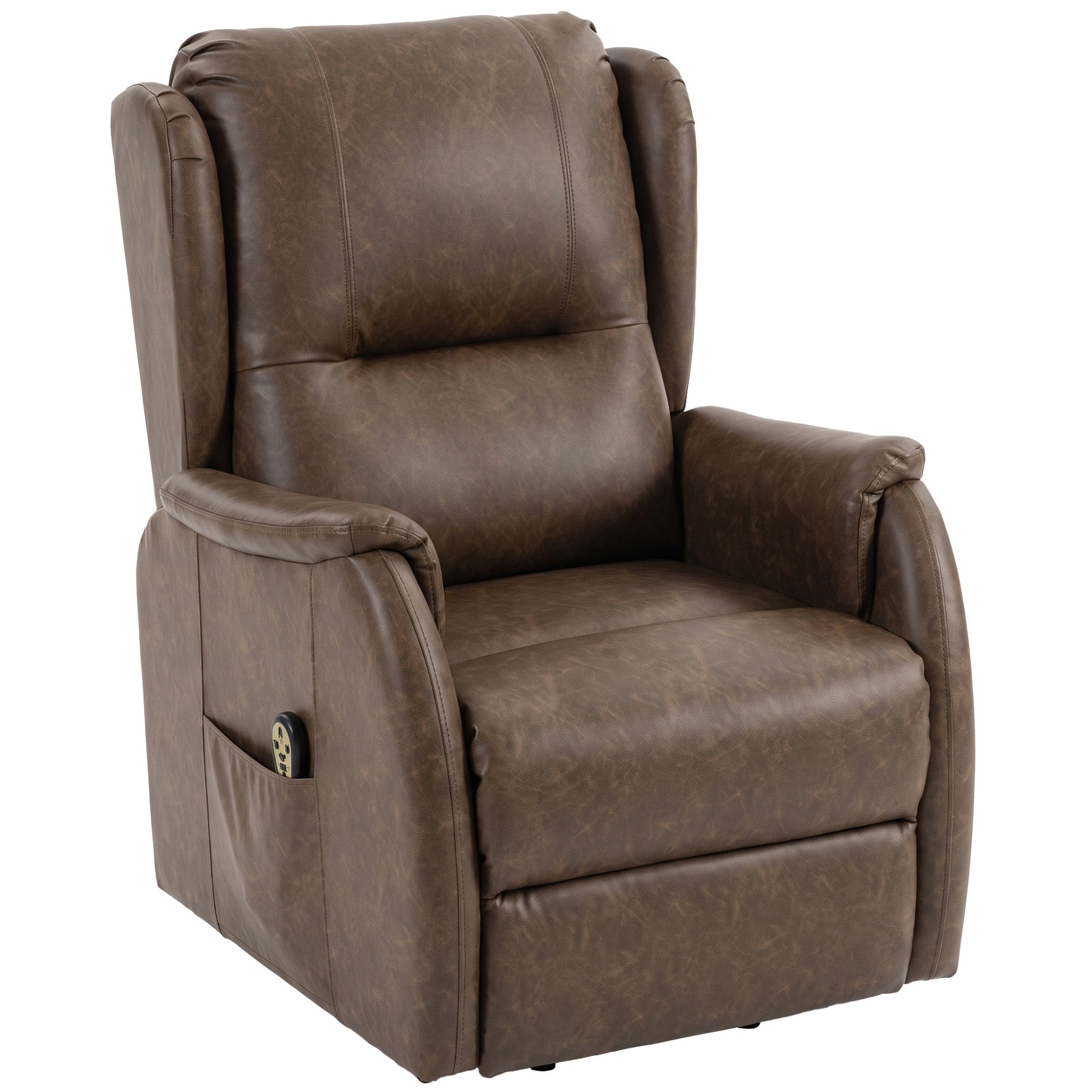 Power Lift Recliner Chair Dual Motor | Brown