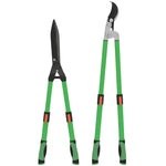 2 Pcs Garden Shears Set With Telescopic Extendable Handles