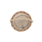 H139 Wicker Antique Wash Mini Ice Basket