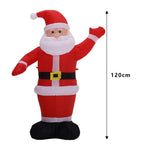 Inflatable Santa Claus – Outdoor Christmas Decoration With Built-in Air Blower & Transformer | 120cm