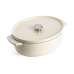 KitchenAid Cookware Cast Iron Casserole Dish With Lid, Non-stick Interior