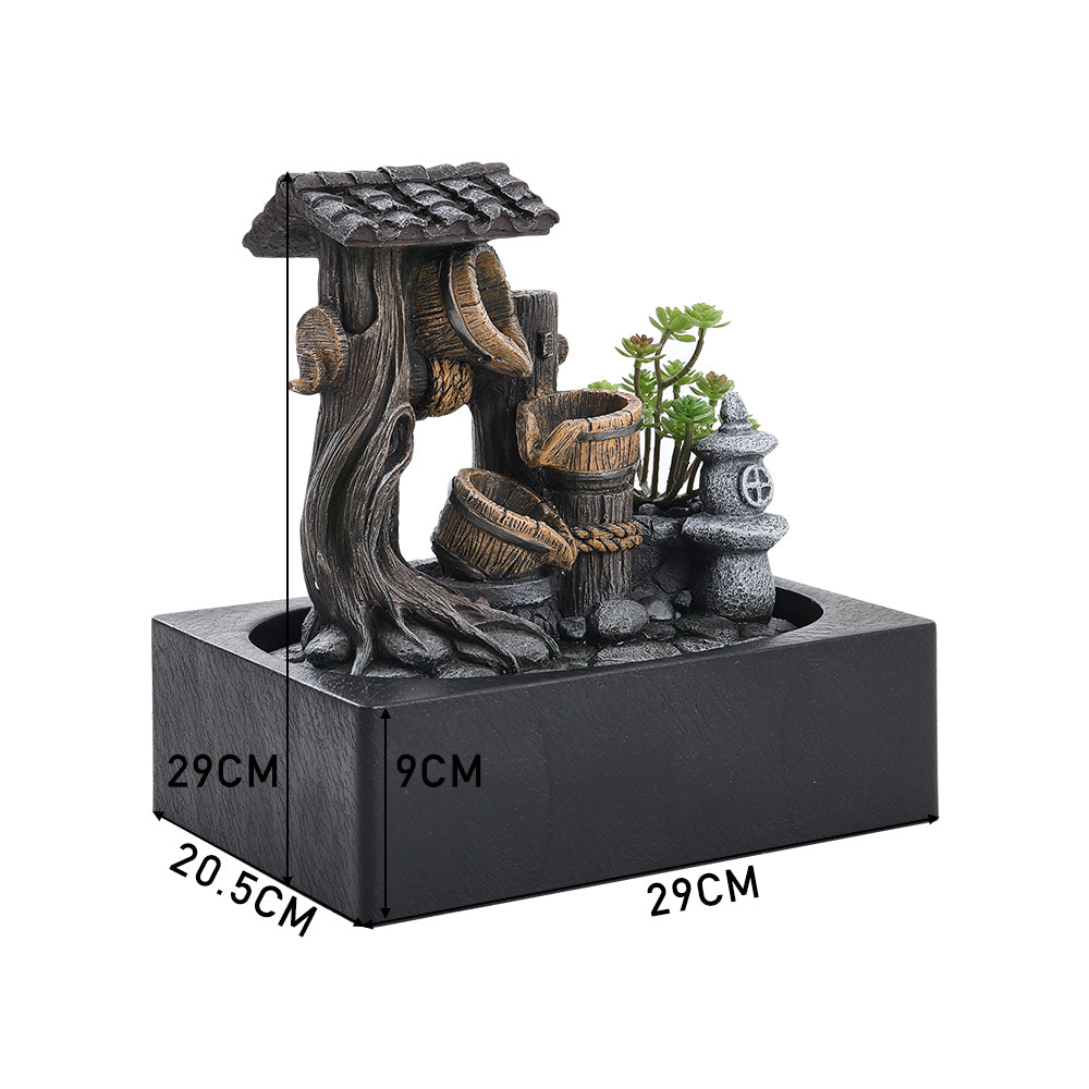 Tabletop Fountain Relaxation Water Feature For Home Office Decor