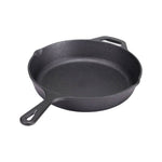 26cm/30cm Dia Cast Iron Skillet Frying Pan With Short Handle | Small | Black