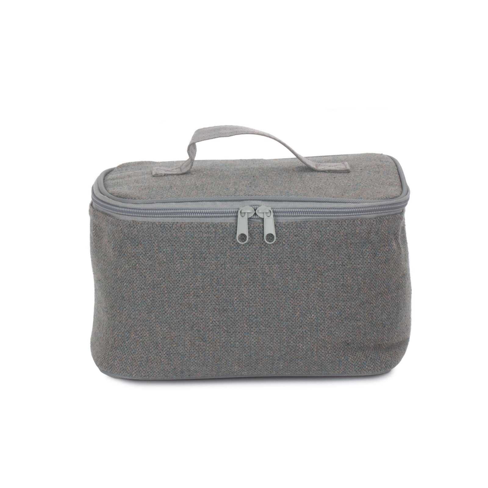 H166 Polyester Grey Tweed Chiller Bag